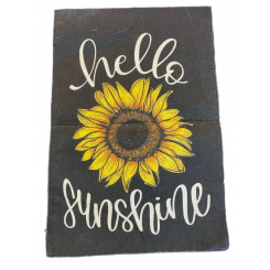 Двусторонняя салфетка (подсолнух)