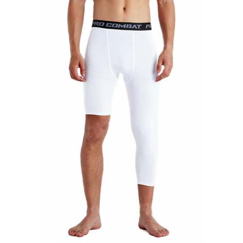 Спортивные укороченные леггинсы на одну ногу 