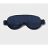 Шелковая маска для сна темно-синяя