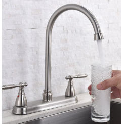 Матовый никель с двумя ручками из нержавеющей стали