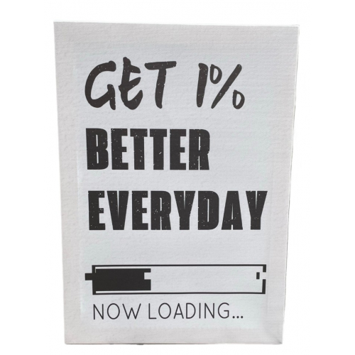 Мотивационный постер - "Становись лучше каждый день"