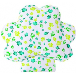 Детская подушка для коляски, принт клевер
