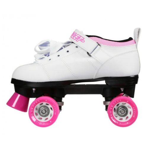 Роликовые коньки Chicago B100W "Пуля" белые