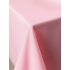Розовая тканевая скатерть для сервировки и декора интерьера