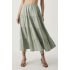 Юбка в форме А-силуэта цвета шалфей