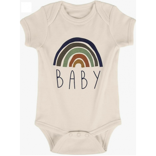 Хлопковый бодик для новорождённого с надписью