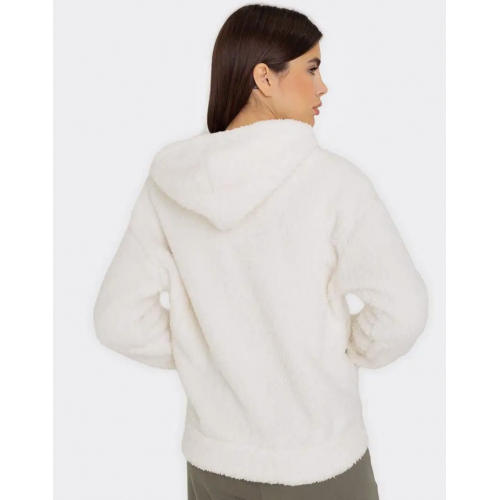 Плюшевая куртка с капюшоном