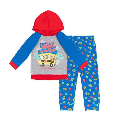 Комплект для малышей CoComelon: флисовый худи с капюшоном и брюки для мальчиков