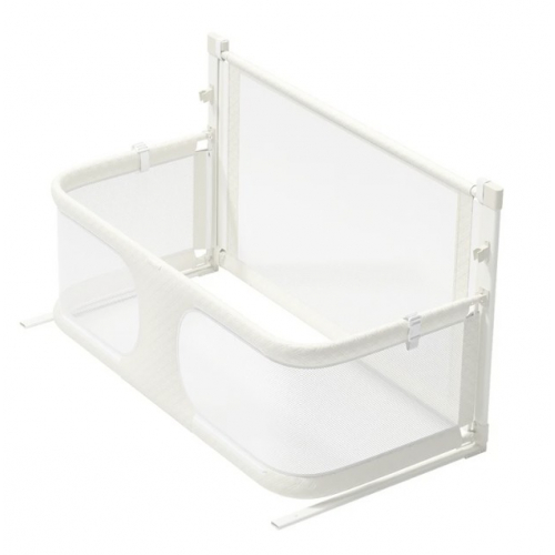 Детская кроватка WALALLA 3в1, алюминий/сетчатый материал, переносная, белая, 127×68×75 см