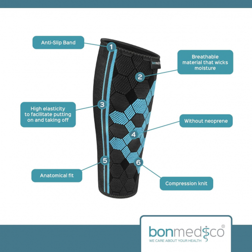 bonmedico Vido Ортез для облегчения боли и стабилизации икры, S