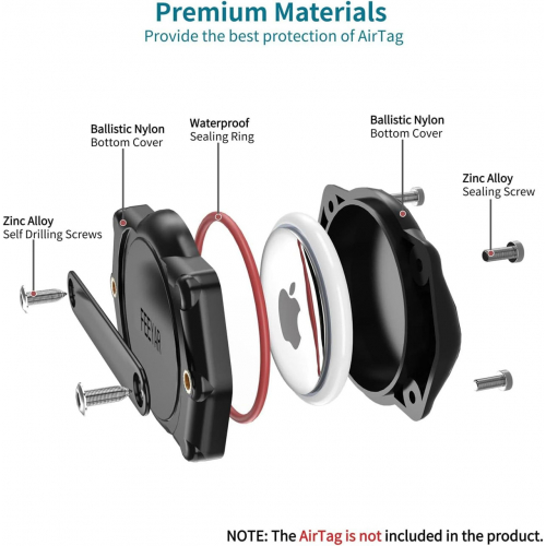 Держатель для ошейника AirTag