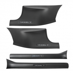 Защитные накладки на пороги дверей Tesla Model Y Model 3 2022