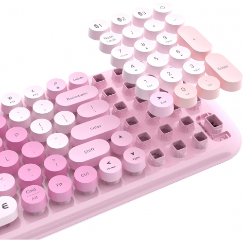 Ubotie красочная Bluetooth 100-клавишная клавиатура