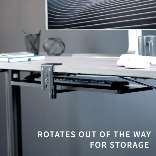 Вращающаяся подставка для клавиатуры и мыши Vivo Clamp-on