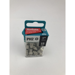 Makita E-00664 Impact XPS #2 Phillips 1" Вставка, 15 шт/уп