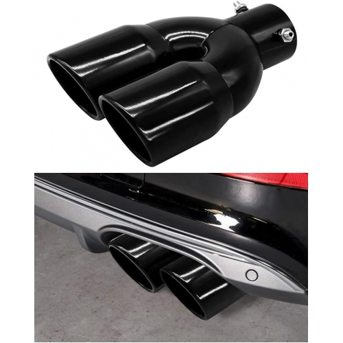 OTRTSUCC Двойной выхлопной наконечник из нержавеющей стали