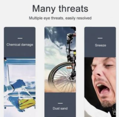 Прозрачные защитные очки от пыли и грязи