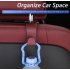 Крючок на подголовник сиденья автомобиля, вешалка для хранения