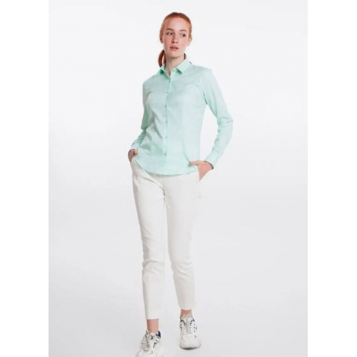 Рубашка модная, мятная