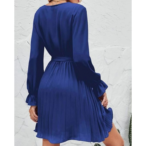 Женское платье, синее