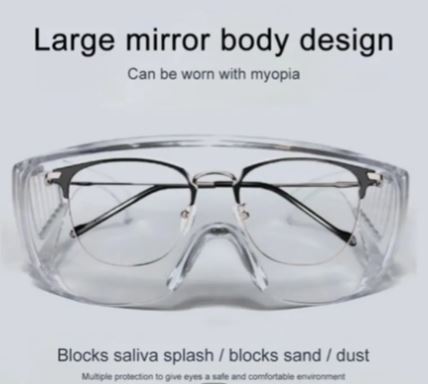 Прозрачные защитные очки от пыли и грязи