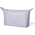 Универсальная косметичка-органайзер в стильных конфетных оттенках, 22×20 см, серо-лиловая 