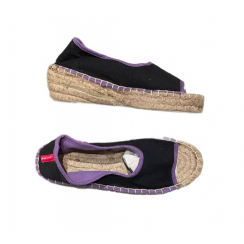 Летняя обувь на танкетке, черные