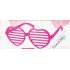 Аксессуары для праздника, розовые очки в форме сердца