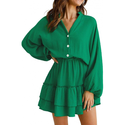 Женское платье свободного кроя для лета