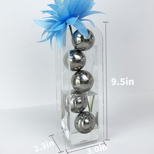 Современная акриловая ваза в форме арки — минималистичный декор для дома