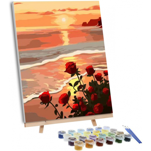 Набор для рисования по номерам с акриловыми красками