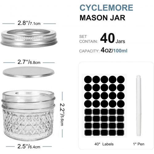 Мини-банки для хранения с герметичными крышками
