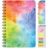 Планер 2024 с твердым переплетом "Rainbow Watercolors", А5