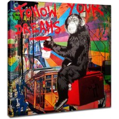 Современное абстрактное настенное искусство на холсте, 50*50 см