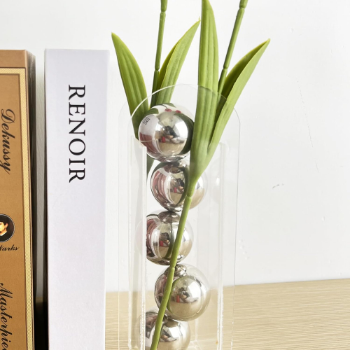 Современная акриловая ваза в форме арки — минималистичный декор для дома