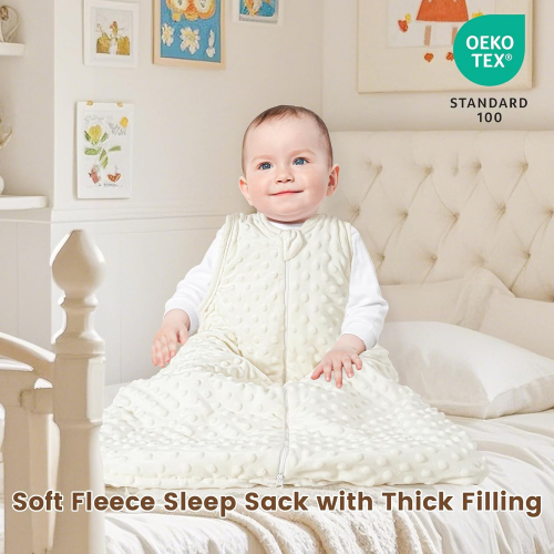 Тёплый зимний флисовый спальный мешок для младенцев, 2.5 TOG