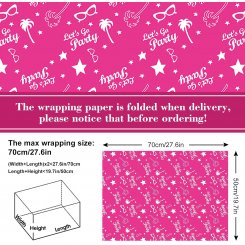 Упаковочная бумага, вечеринка