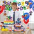 Тематический набор для вечеринки: многоуровневая подставка для капкейков, украшения и декор для дня рождения детей, 3-уровневая десертная стойка для игр и подарков