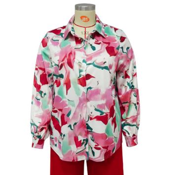 Женская блуза, пестрая