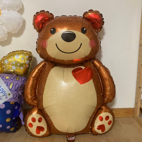 Шар фольгированный большой медведь