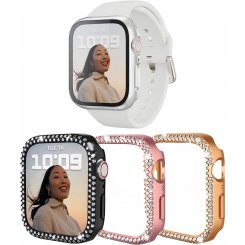 Защитный бампер с кристаллами для Apple Watch