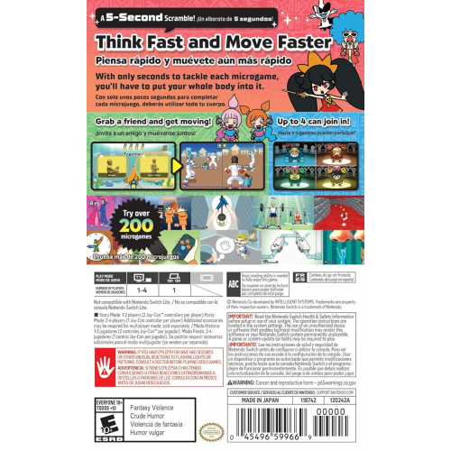 WarioWare: Move It! — Nintendo Switch (версия для США)