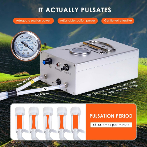 Доильный аппарат для коз на 8 л