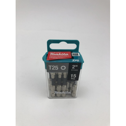Бита Makita E-01074 Impact XPS T25 Torx 2", 15 шт./уп.