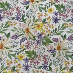 Упаковочная бумага, цветы, 60*90