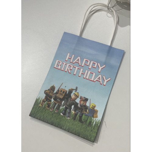 Бумажный пакет (С днем рождения!)