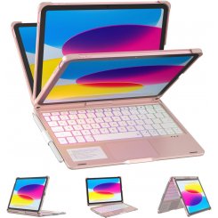 Чехол BABG для iPad 10-го поколения с клавиатурой (2022 г.)