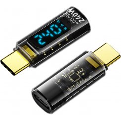 Комплект из 3 адаптеров USB C с цифровым дисплеем