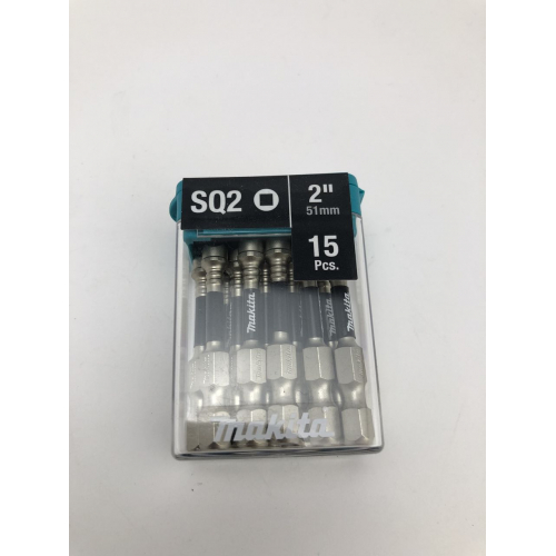 Makita E-01052 Бита Impact XPS #2, квадратная, 2 дюйма, 15 шт./уп