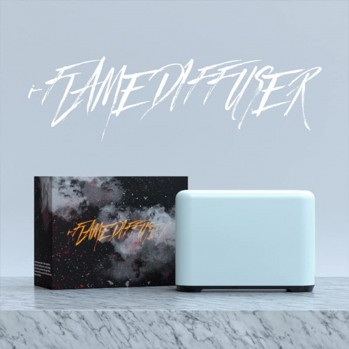 Диффузор эфирного масла с пламенной лампой Macove